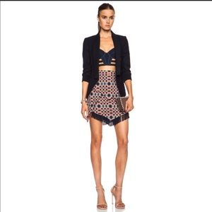 Sass & Bide Talking Voices Fringe Mini Skirt Size 6